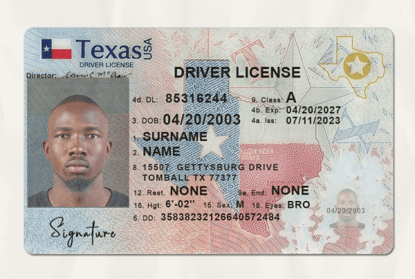 Buy Texas Driving License