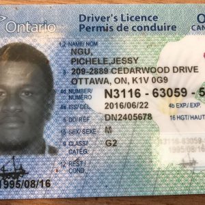 Online Buy Canadian Driving License