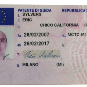 Italian Drivers License
