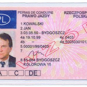 Buy Polish Driving License