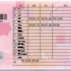 Buy Polish Driving License
