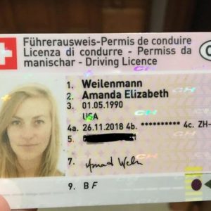 Buy Swiss Driving License